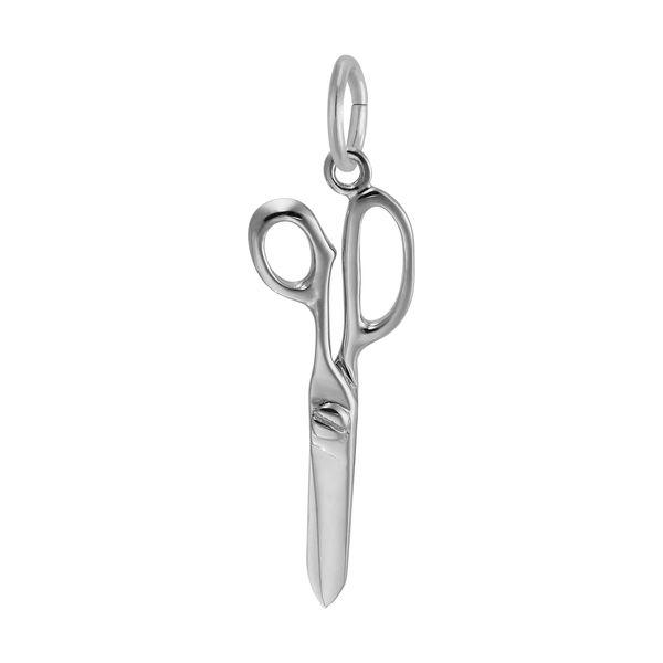 Sterling Silver Scissors Charm Image 2 B & L Jewelers Danville, KY