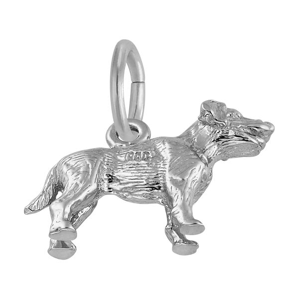 Sterling Silver Labrador Retriever Charm Image 2 B & L Jewelers Danville, KY