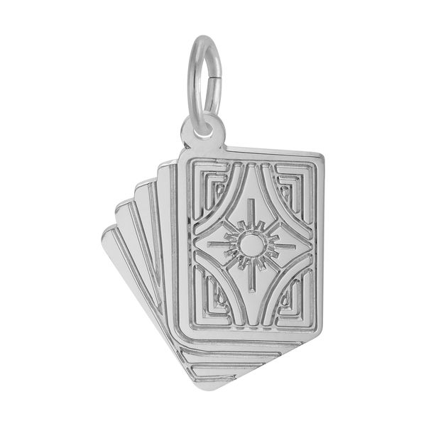 Sterling Silver Cards Charm Image 2 B & L Jewelers Danville, KY