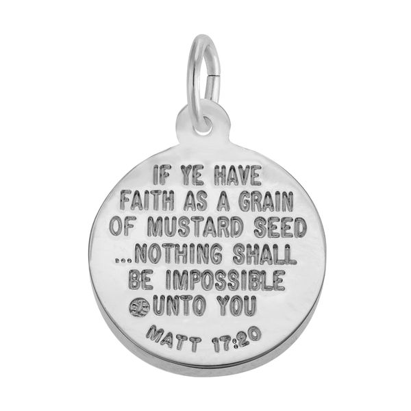 Sterling Silver Mustard Seed Charm Image 2 B & L Jewelers Danville, KY