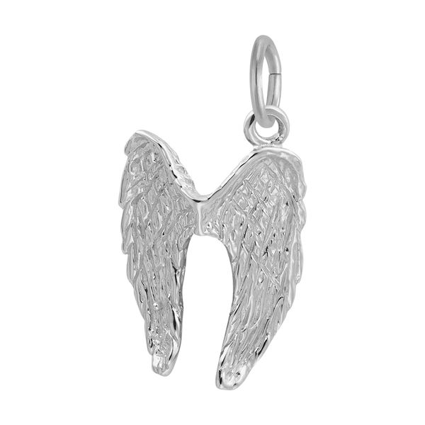 Sterling Silver Angel Wings Charm Image 2 B & L Jewelers Danville, KY