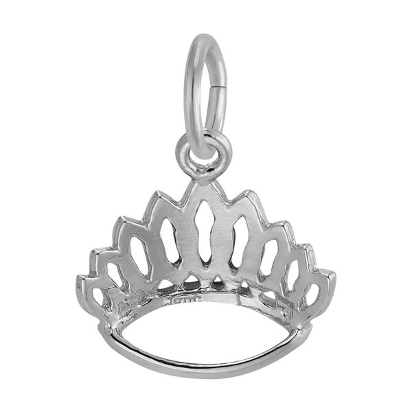 Sterling Silver Tiara Charm Image 2 B & L Jewelers Danville, KY