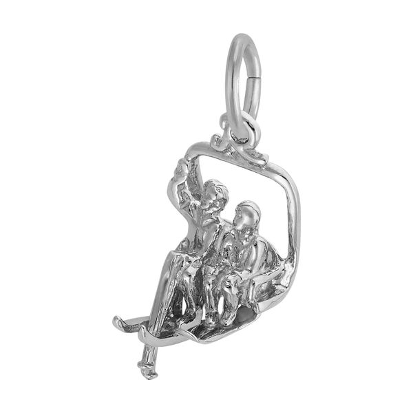 Sterling Silver Ski Lift Charm Image 3 B & L Jewelers Danville, KY