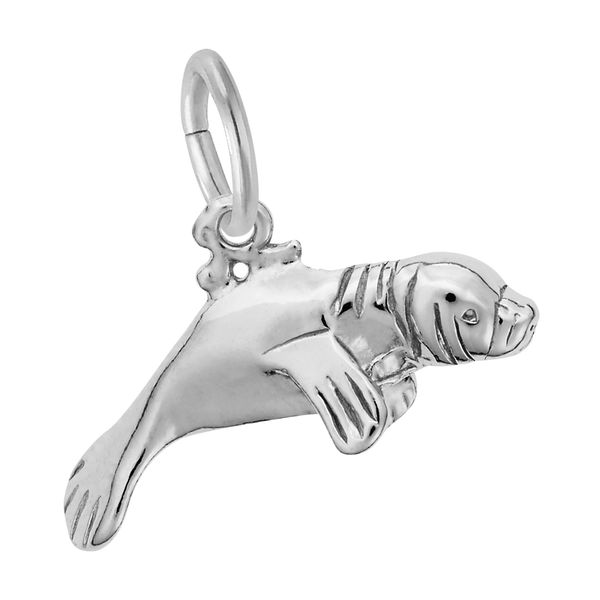 Sterling Silver Manatee Charm B & L Jewelers Danville, KY