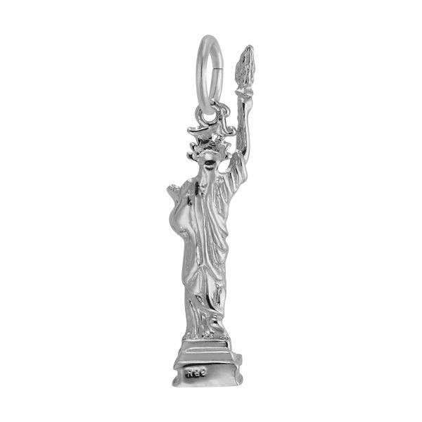 Sterling Silver Statue of Liberty Charm Image 2 B & L Jewelers Danville, KY