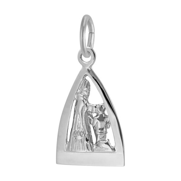 Sterling Silver Confirmation Charm Image 2 B & L Jewelers Danville, KY
