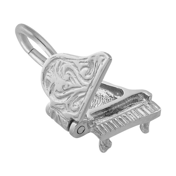 Sterling Silver Piano Charm Image 3 B & L Jewelers Danville, KY