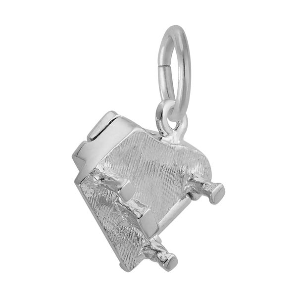 Sterling Silver Piano Charm Image 2 B & L Jewelers Danville, KY