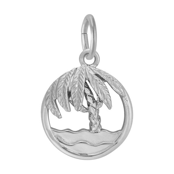 Sterling Silver Beach Palm Tree Charm B & L Jewelers Danville, KY