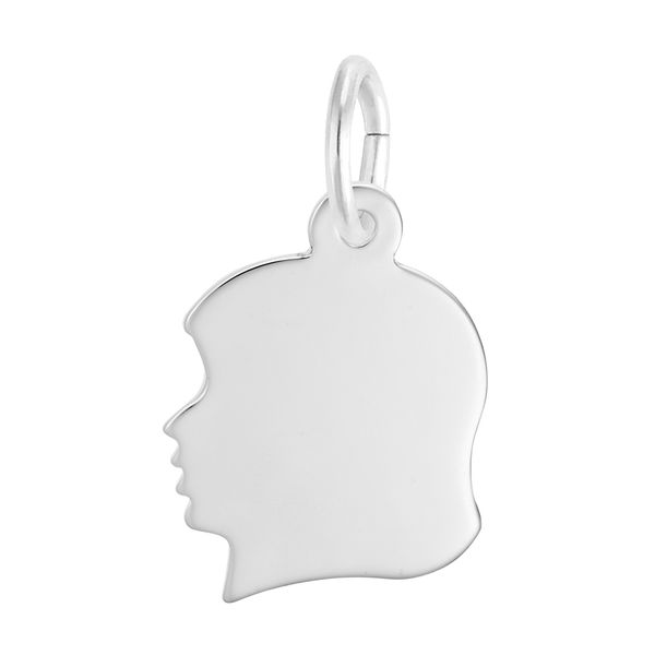 Sterling Silver Girls Head Charm B & L Jewelers Danville, KY