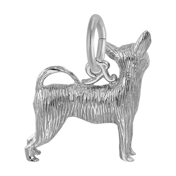 Sterling Silver Chihuahua Dog Charm Image 2 B & L Jewelers Danville, KY