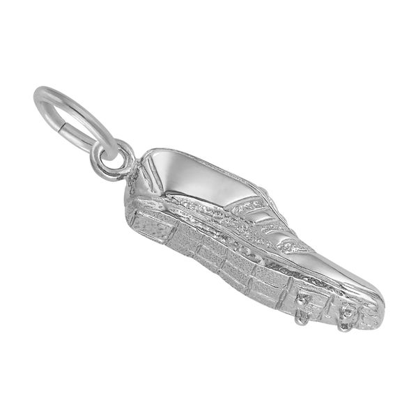 Sterling Silver Track Shoe Charm Image 2 B & L Jewelers Danville, KY
