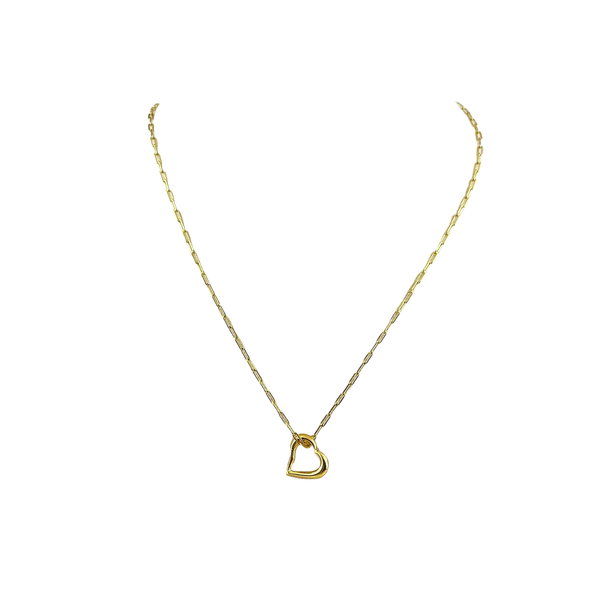 18k Gold Filled Open Heart Charm Image 2 B & L Jewelers Danville, KY