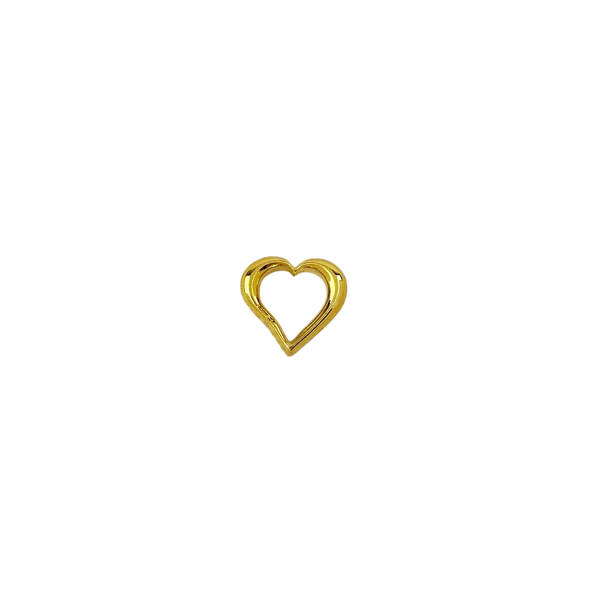 18k Gold Filled Open Heart Charm B & L Jewelers Danville, KY