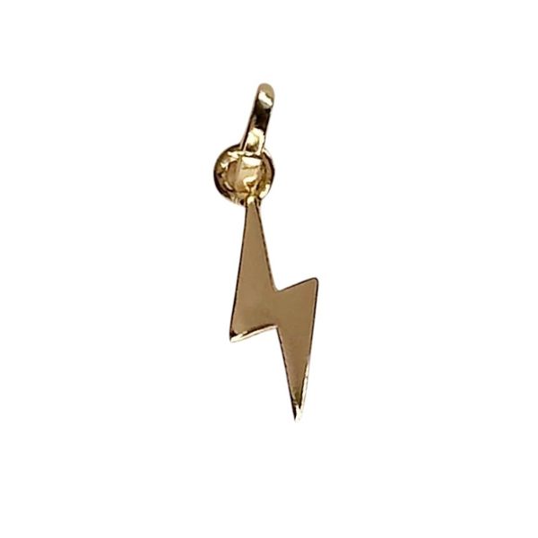 18k Gold Filled Mini Lightning Bolt Charm B & L Jewelers Danville, KY