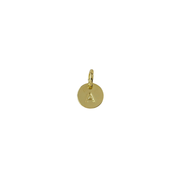 18k Gold Filled Tiny Stamped Initial A Charm B & L Jewelers Danville, KY