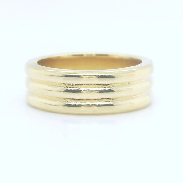 18k Gold Filled Triple Groove Band Ring B & L Jewelers Danville, KY