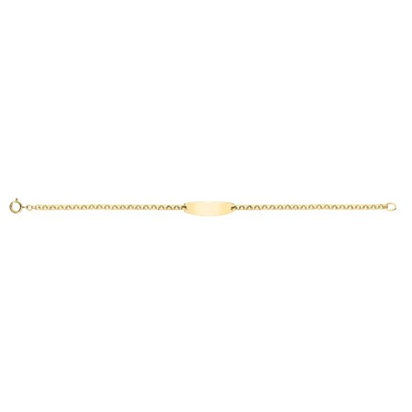 14k Gold Filled Oval Signet Chain Bracelet B & L Jewelers Danville, KY