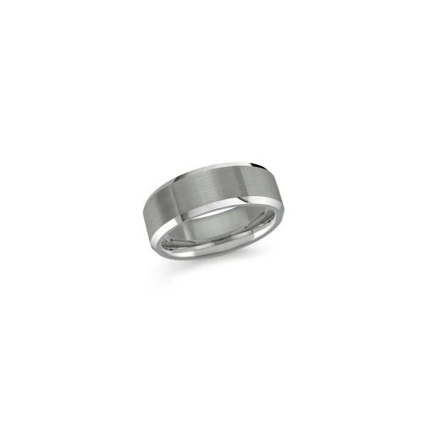 Tungsten Brushed Center Wedding Band B & L Jewelers Danville, KY