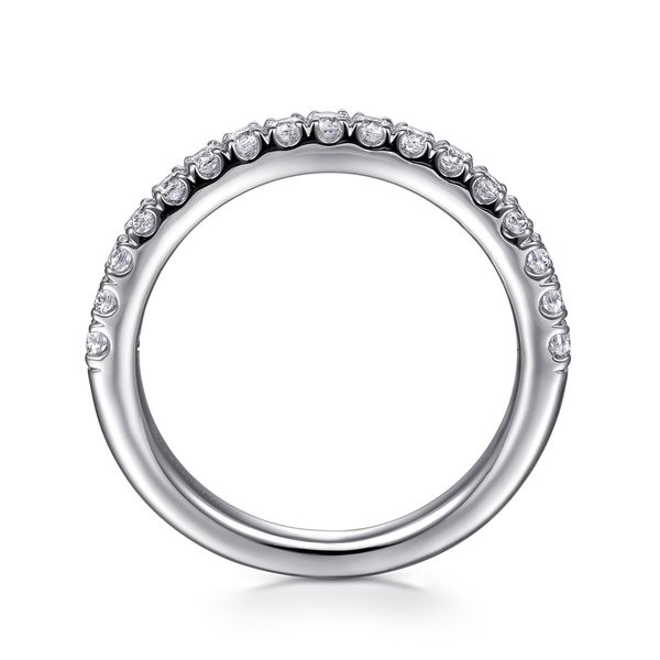 Gabriel & Co 14K White Gold Diamond Band – 0.42Ctw – Contemporary Collection (Gabriel Bridal) Image 3 Bradley's Jewelers Jacksonville, NC