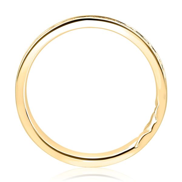 A. Jaffe 14K Yellow Gold Diamond Wedding Band | 0.55 CTW Baguette G/VS2 Image 3 Bradley's Jewelers Jacksonville, NC