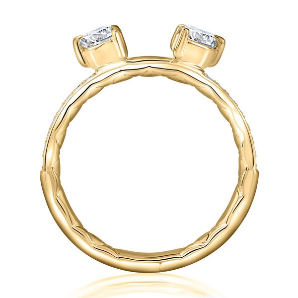 A. Jaffe 14K Yellow Gold Diamond Wrap | 0.76 CTW Mixed Shapes G/VS2 Quilted Interior Image 3 Bradley's Jewelers Jacksonville, NC