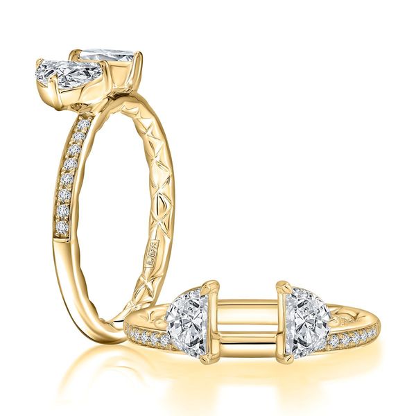 A. Jaffe 14K Yellow Gold Diamond Wrap | 0.76 CTW Mixed Shapes G/VS2 Quilted Interior Bradley's Jewelers Jacksonville, NC