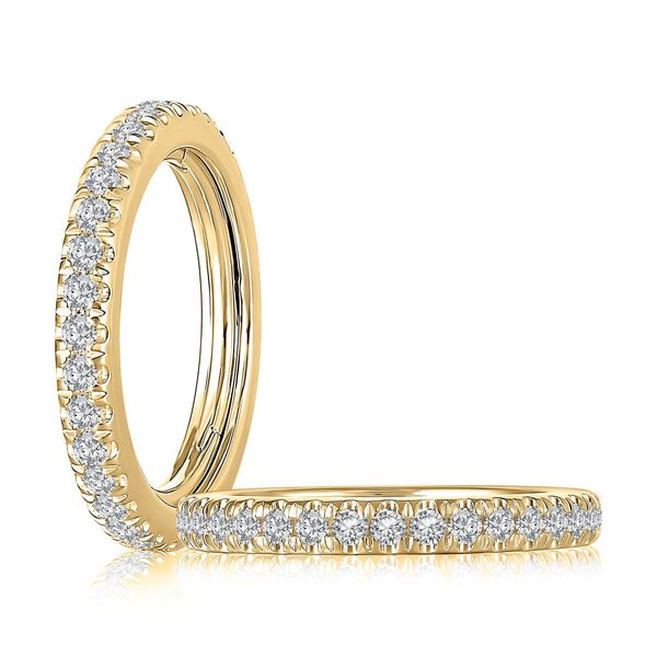 A. Jaffe 14K Yellow Gold Expandable Diamond Band | 0.55 CTW G/SI3 Bradley's Jewelers Jacksonville, NC