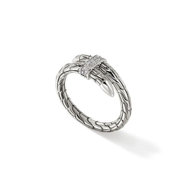 John Hardy Sterling Silver Diamond Spear Fashion Ring .08CTW Image 2 Bradley's Jewelers Jacksonville, NC