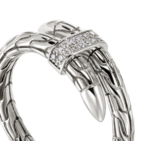 John Hardy Sterling Silver Diamond Spear Fashion Ring .08CTW Image 4 Bradley's Jewelers Jacksonville, NC