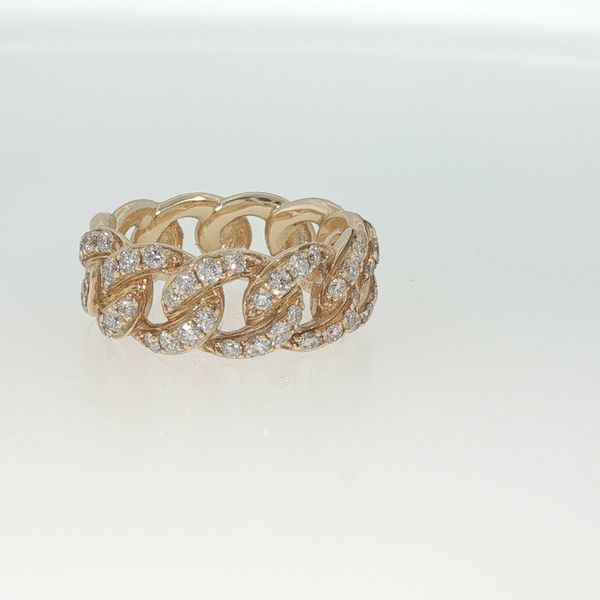 14K Yellow Gold Diamond Fashion Ring .98 CTW Round Diamonds Image 3 Bradley's Jewelers Jacksonville, NC