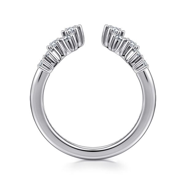 Gabriel & Co 14K White Gold Round Diamond Fashion Ring – 0.30Ctw – Contemporary Collection Image 2 Bradley's Jewelers Jacksonville, NC
