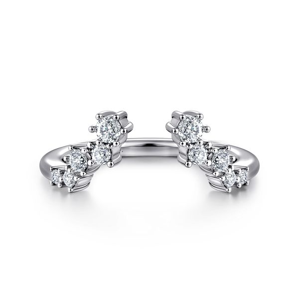 Gabriel & Co 14K White Gold Round Diamond Fashion Ring – 0.30Ctw – Contemporary Collection Bradley's Jewelers Jacksonville, NC