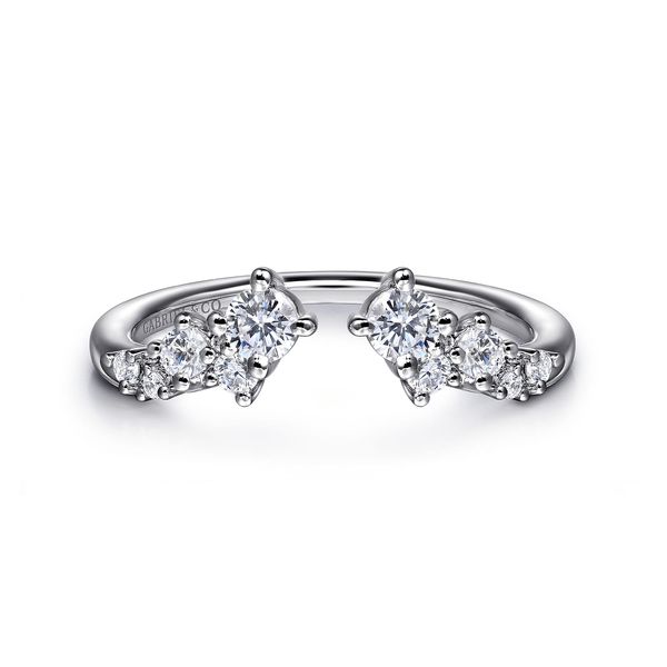 Gabriel & Co 14K White Gold Open Diamond Ring – Contemporary Collection Bradley's Jewelers Jacksonville, NC