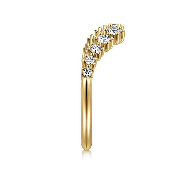 Gabriel & Co 14K White Gold Fashion Ring 0.36 CTW Round G/H SI2 Diamonds Contemporary Collection Image 4 Bradley's Jewelers Jacksonville, NC