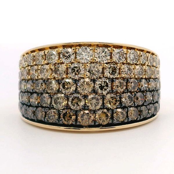 Le Vian Ombré 2 CTW Chocolate Diamond Ring in 14K Honey Gold Bradley's Jewelers Jacksonville, NC