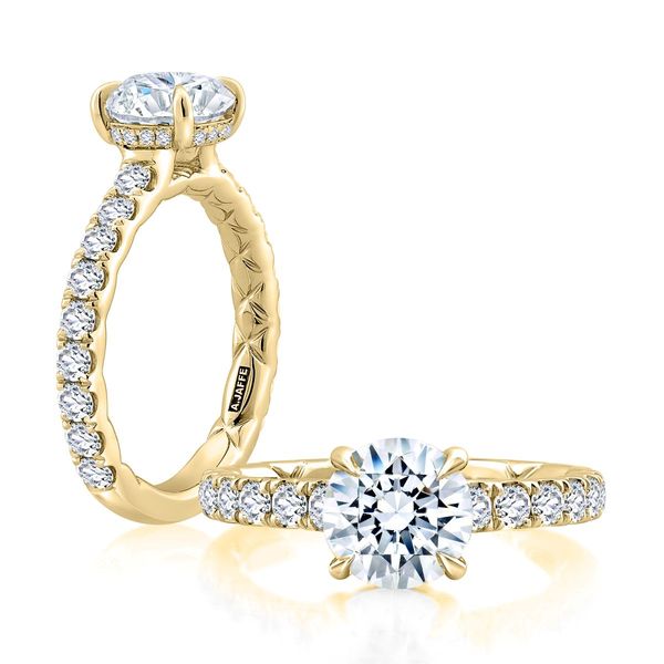 Ladies 14K Yellow Gold Hidden Halo Diamond Band | 0.87 CTW Bradley's Jewelers Jacksonville, NC