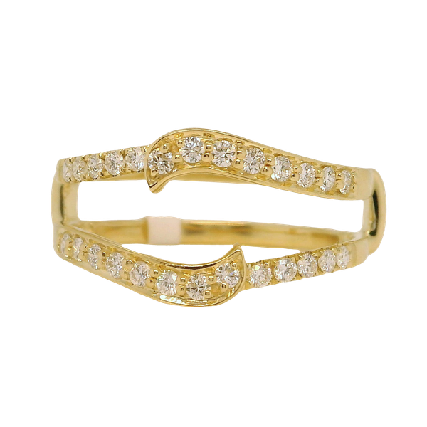 14K Yellow Gold Diamond Enhancer Ring (0.42 CTW) Bradley's Jewelers Jacksonville, NC
