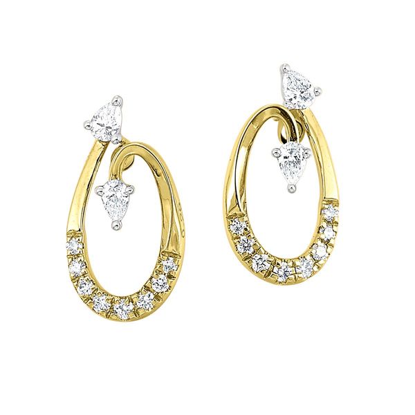 10K Yellow Gold Diamond Earrings – 0.25 CTW Round Diamonds Bradley's Jewelers Jacksonville, NC