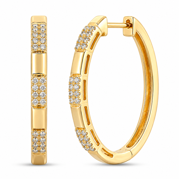 Le Vian Nude Diamond Earrings in 14K Honey Gold .25CTW Bradley's Jewelers Jacksonville, NC