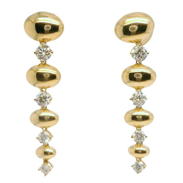14K White Gold .75CTW Tru-Reflection Diamond Stud Earrings Bradley's Jewelers Jacksonville, NC