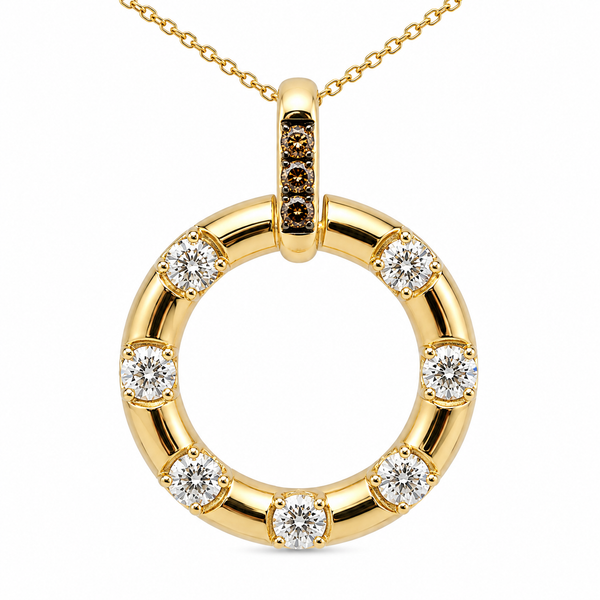 LeVian American Southwest Nude Diamond Pendant Honey Gold .66CTW Bradley's Jewelers Jacksonville, NC