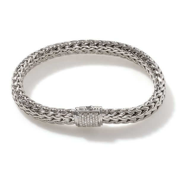 John Hardy Diamond Classic Chain Bracelet in Sterling Silver | Bradley's Jewelers Bradley's Jewelers Jacksonville, NC