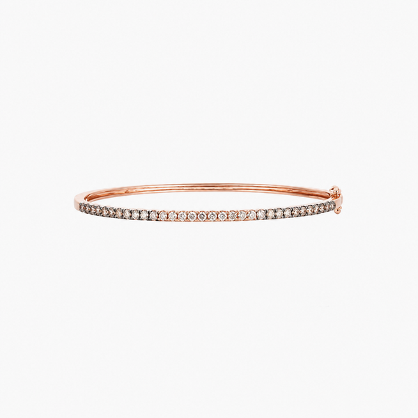 Le Vian Strawberry Gold Nude and Chocolate Diamond Bracelet 1.00CTW Bradley's Jewelers Jacksonville, NC
