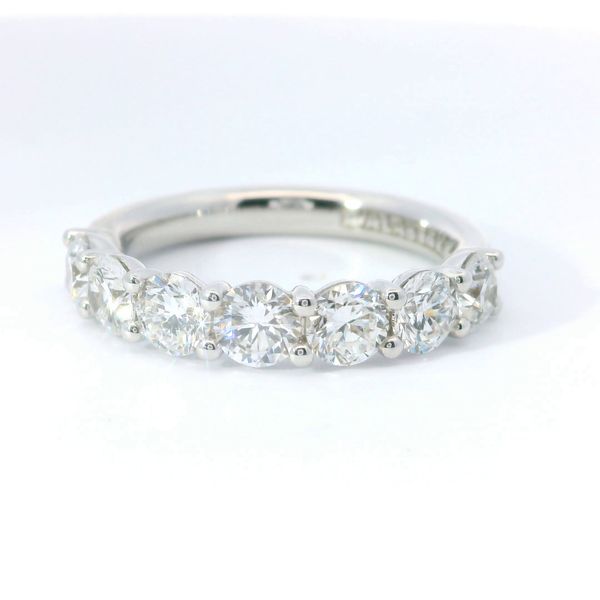 14K White Gold 1.87CTW Lab Grown Diamond Band Image 2 Bradley's Jewelers Jacksonville, NC
