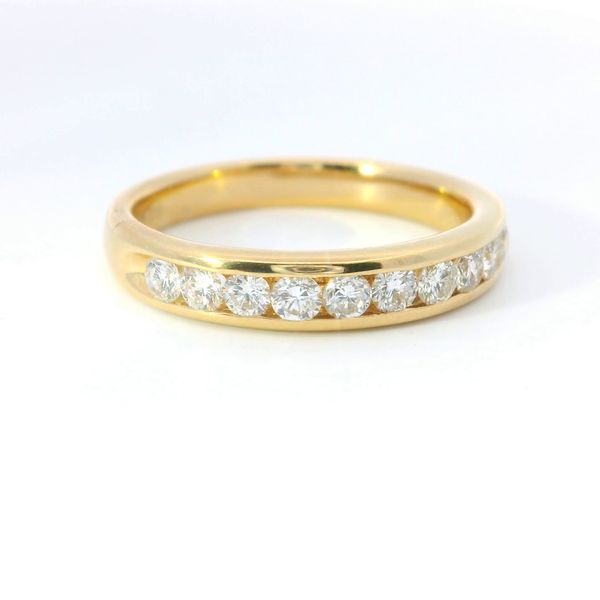 14K Yellow Gold Lab-Grown Diamond Channel Fashion Ring (0.50 CTW) Bradley's Jewelers Jacksonville, NC