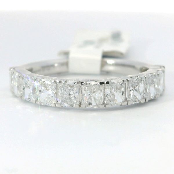 14K White Gold Lab Grown Diamond Jewelry with 1.10 CTW Radiant Diamonds Bradley's Jewelers Jacksonville, NC
