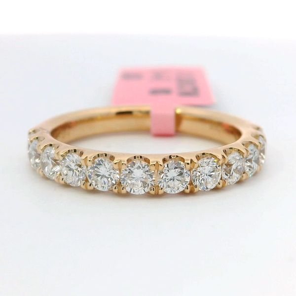 14K Yellow Gold Round Lab Grown Diamond Prong Set Band 1.00ctw Bradley's Jewelers Jacksonville, NC