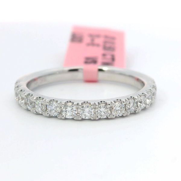 14K White Gold Round Lab Grown Diamond Semi-Mount Ring 0.50ctw Bradley's Jewelers Jacksonville, NC