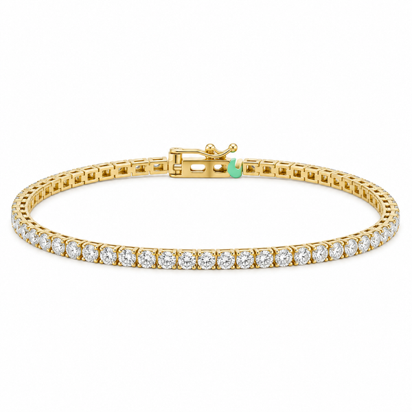 14K Yellow Gold Lab-Grown Diamond Tennis Bracelet 2.00 CTW Bradley's Jewelers Jacksonville, NC